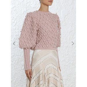 New without tags unbranded blush long sleeves sweater size XS S